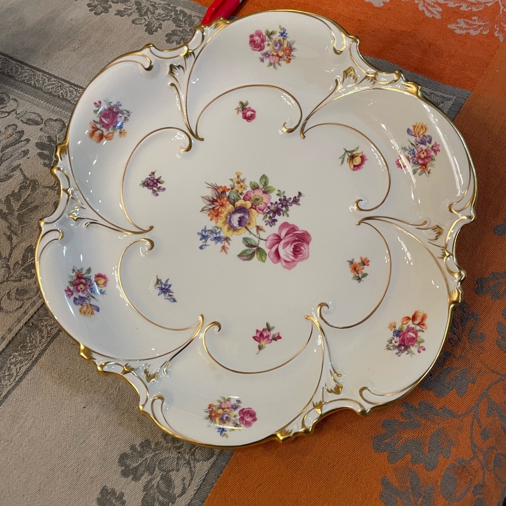 Mid Century JLMENAU Large Decorative Plate - Never Used